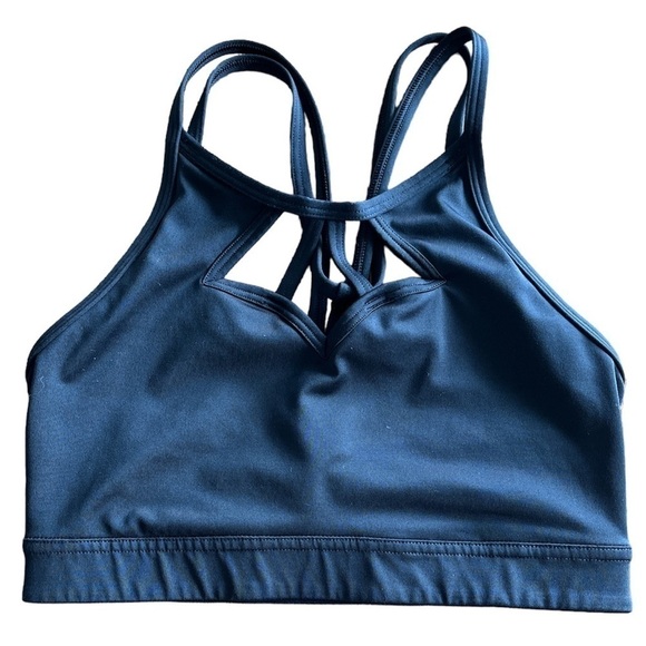 Victoria Secret Sport Bra size xs black straps cross in back - Picture 1 of 15